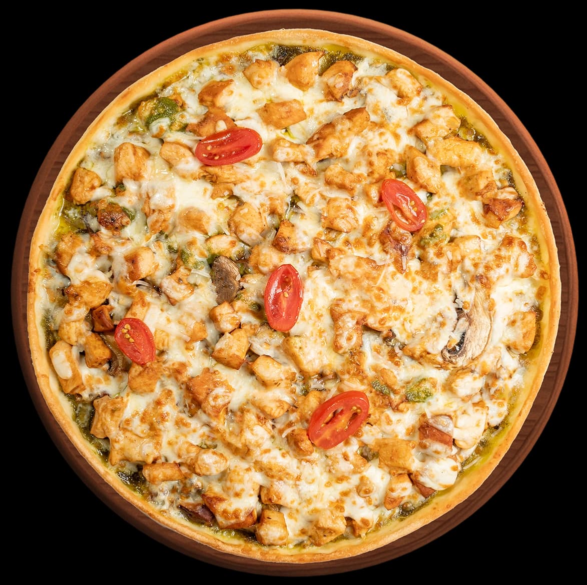 بيتزا بيستو دجاج