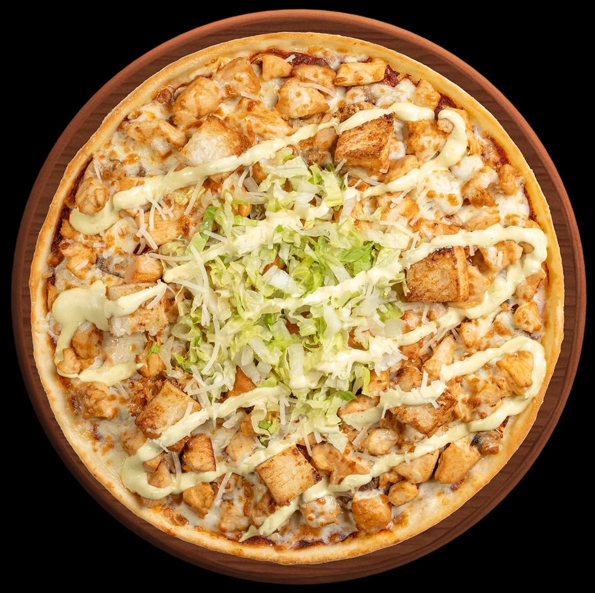 بيتزا سيزر دجاج