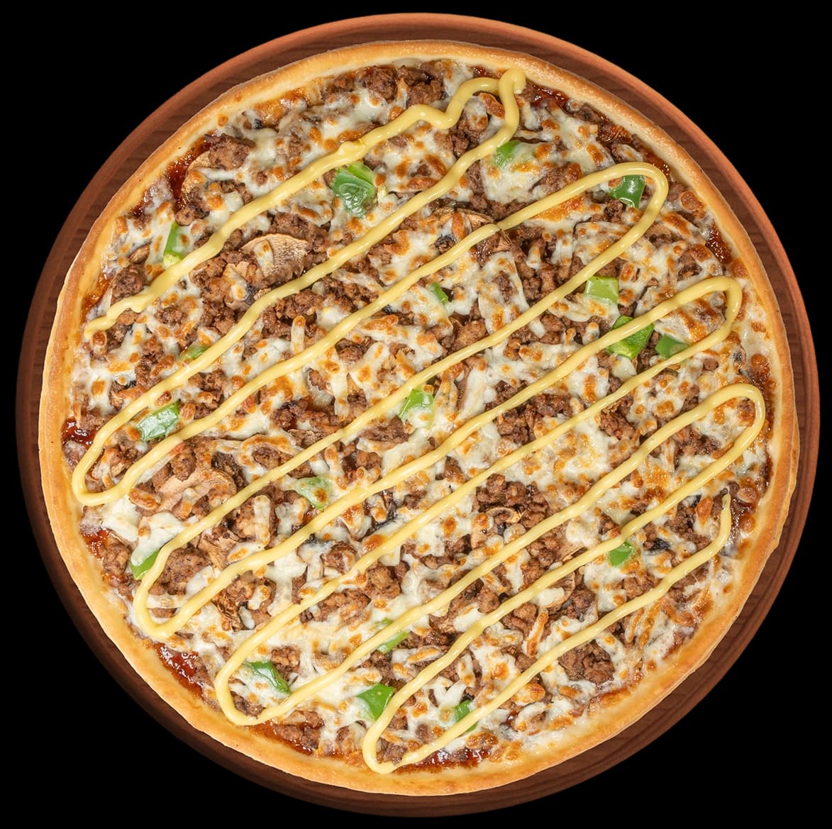 بيتزا باربيكيو لحم