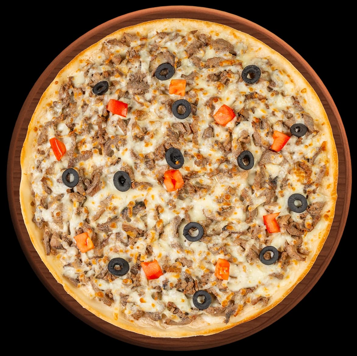 بيتزا شاورما لحم